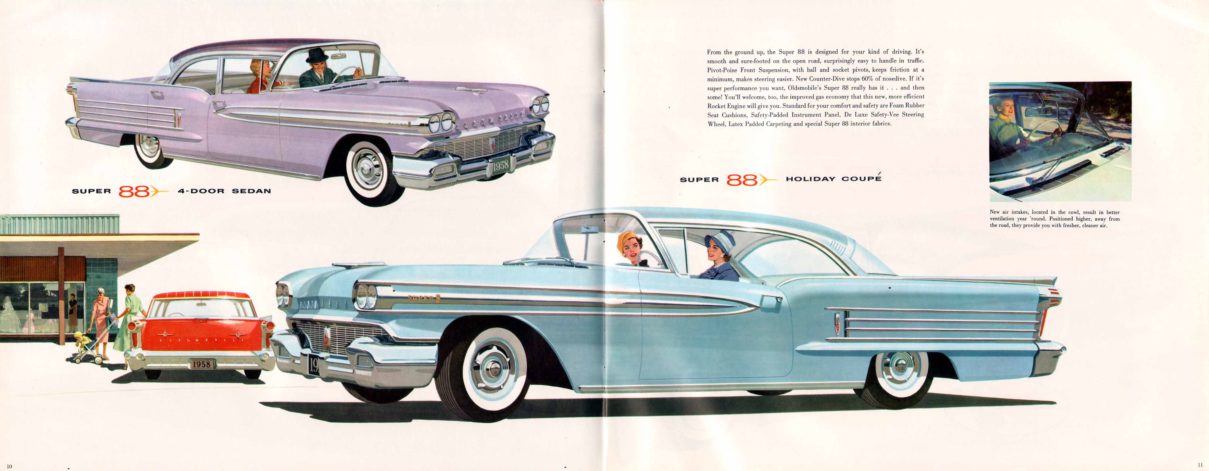 1958 Oldsmobile Motor Cars Brochure Page 7